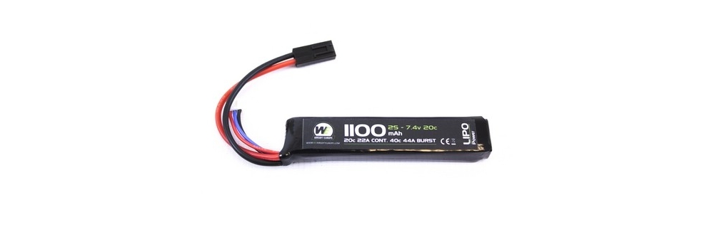 nuprol 7.4v 1100 lipo stick battery