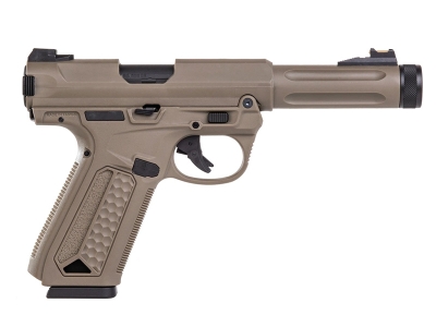 action army ruger mkiv gas blowback pistol - tan