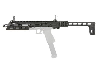 g&g smc-9 9mm conversion carbine kit without gtp9 gas blowback pistol (black - kit only)