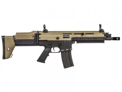 issc by classic army mk16 mod sports line with mosfet (black/tan - ca-sp102p-t)