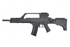 jg 1538 v2 assault rifle replica - black
